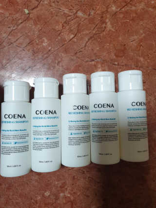 코에나샴푸 자연유래 식물성 코에나 샴푸 50ml — 5점을 준 리뷰어가 2020년 4월 올린 사용 사진