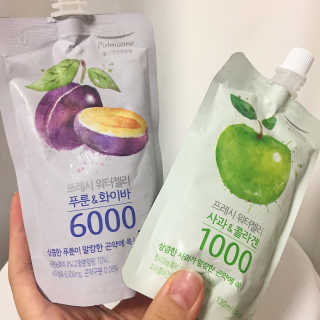 풀무원 프레시 워터젤리 — 4.17점을 준 리뷰어가 2018년 8월 올린 사용 사진