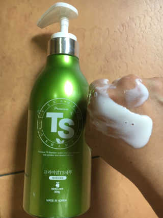 프리미엄 TS 샴푸 — 5점을 준 리뷰어가 2019년 3월 올린 사용 사진