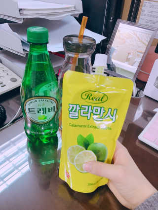 장수농가 리얼깔라만시 — 5점을 준 리뷰어가 2018년 4월 올린 사용 사진