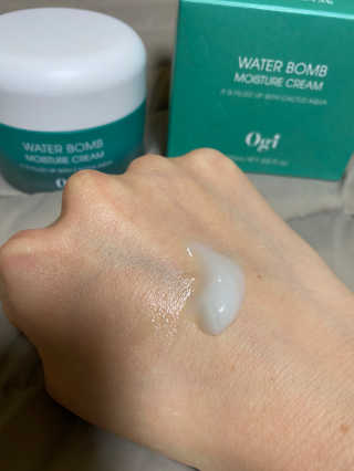오지아이 워터 밤 모이스처 크림 50ml — 4.5점을 준 리뷰어가 2020년 2월 올린 사용 사진