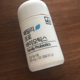 네츄럴굿띵스 패밀리 프로바이오틱스 60캡슐 — 3.83점을 준 리뷰어가 2018년 1월 올린 사용 사진
