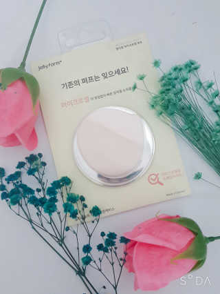 젤리팜 마이크로셀 실리콘퍼프 피치,오렌지 — 5점을 준 리뷰어가 2019년 8월 올린 사용 사진
