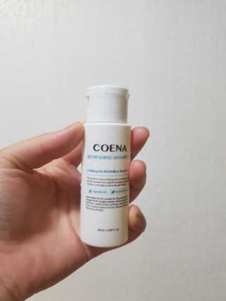 코에나샴푸 자연유래 식물성 코에나 샴푸 50ml — 5점을 준 리뷰어가 2020년 4월 올린 사용 사진