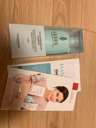 셀리본 하수오 내츄럴 프리벤션 탈모관리 샴푸 300ml — 4.5점을 준 리뷰어가 2019년 11월 올린 사용 사진
