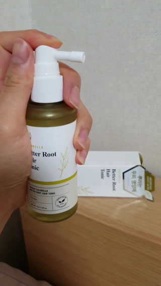 달리프 클로렐라 베러 루트 헤어토닉 100ml — 4점을 준 리뷰어가 2020년 3월 올린 사용 사진