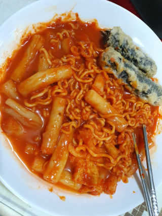 화곡미담 옛날 떡볶이 — 5점을 준 리뷰어가 2020년 2월 올린 사용 사진