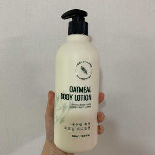 (주)에네스티 내추럴 촉촉  오트밀 바디로션 500ml — 5점을 준 리뷰어가 2020년 3월 올린 사용 사진