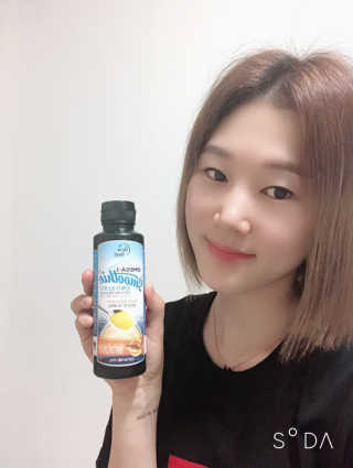 오메가-3스무디 [오메가스무디] 짜먹는 오메가3 DHA 임산부 어린이 — 4.5점을 준 리뷰어가 2019년 4월 올린 사용 사진