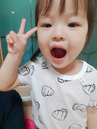 프랜스링 북유럽감성 프리미엄 유아내의 5부 실내 상하복 — 5점을 준 리뷰어가 2018년 8월 올린 사용 사진