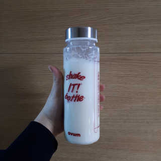 오붐주식회사 오붐 설탕을 뺀 요거트 파우더 라이트 550g+보틀 — 3.67점을 준 리뷰어가 2018년 1월 올린 사용 사진