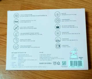 유비맘 캐릭터 실리콘 흡착 식판_색상 랜덤발송 — 4점을 준 리뷰어가 2020년 3월 올린 사용 사진