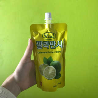 장수농가 리얼깔라만시 — 4.83점을 준 리뷰어가 2018년 4월 올린 사용 사진