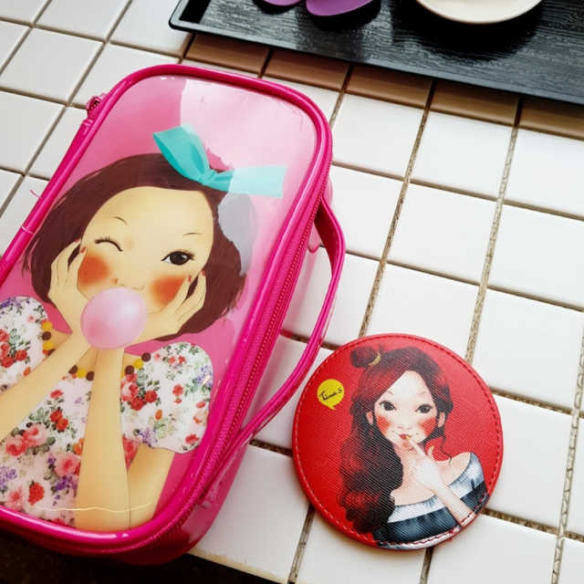파시 뷰티에나멜 손잡이 파우치 + 포켓거울 리뷰 사진