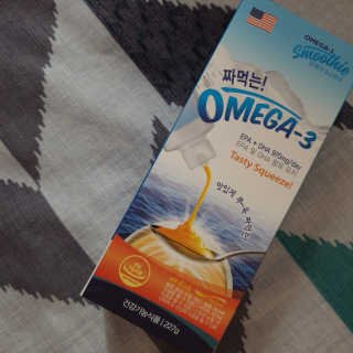 오메가-3스무디 [오메가스무디] 짜먹는 오메가3 DHA 임산부 어린이 — 5점을 준 리뷰어가 2019년 4월 올린 사용 사진