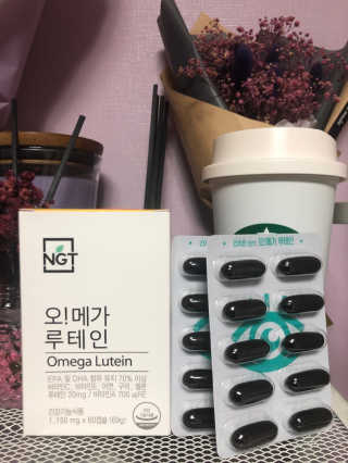 네츄럴굿띵스 오!메가루테인 60일분 — 5점을 준 리뷰어가 2019년 1월 올린 사용 사진