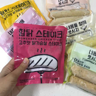 파워닭 닭가슴살 소시지, 스테이크 6종 — 5점을 준 리뷰어가 2018년 7월 올린 사용 사진
