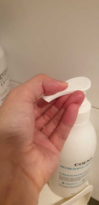 코에나샴푸 500ml — 2점을 준 리뷰어가 2019년 8월 올린 사용 사진