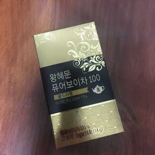 넥스트비티 왕혜문 퓨어 보이차 100 골드라벨 — 3.83점을 준 리뷰어가 2017년 12월 올린 사용 사진