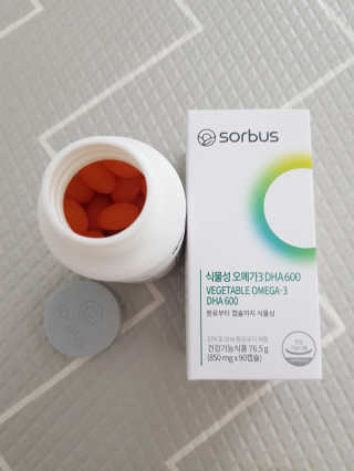 소버스 식물성 오메가3 DHA 600 — 5점을 준 리뷰어가 2020년 3월 올린 사용 사진