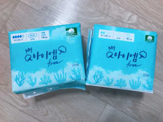 보타메디 마이아이엠 생리대 — 3.83점을 준 리뷰어가 2018년 11월 올린 사용 사진