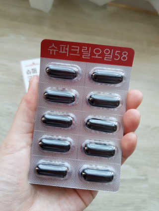 메이준뉴트리 슈퍼 크릴 오일58 1000mg x 30캡슐 — 5점을 준 리뷰어가 2020년 3월 올린 사용 사진