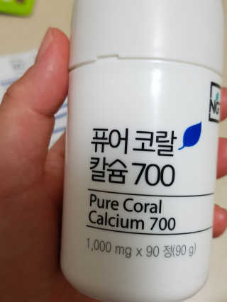 네츄럴굿띵스 퓨어 코랄 칼슘 700 30일분 — 4.67점을 준 리뷰어가 2018년 6월 올린 사용 사진