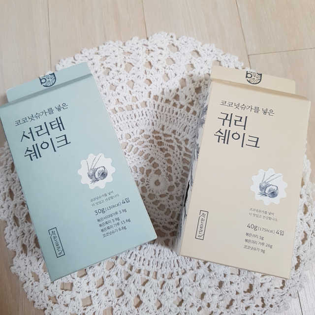 귀리쉐이크와 서리태쉐이크 리뷰 사진