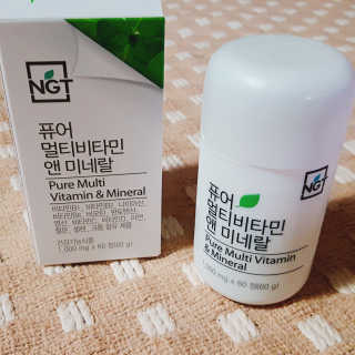 네츄럴굿띵스 퓨어 멀티비타민 앤 미네랄 30일분 — 4점을 준 리뷰어가 2019년 1월 올린 사용 사진