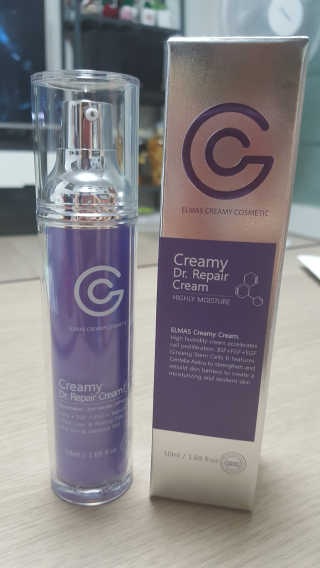 크리미 코스메틱 크리미 닥터 리페어 크림 50ml — 5점을 준 리뷰어가 2018년 5월 올린 사용 사진
