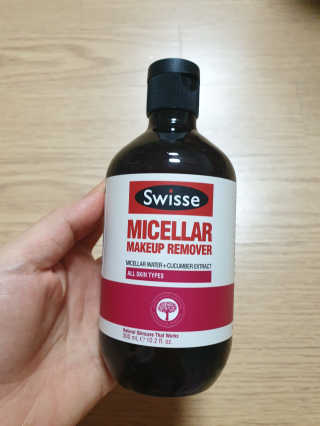SWISSE 스위스 미셀라 메이크업 리무버 — 3점을 준 리뷰어가 2020년 1월 올린 사용 사진