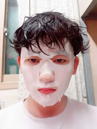 유산균하우스 [프로바이오닉]스킨프로바이오틱스 마스크 10매입 — 4점을 준 리뷰어가 2019년 4월 올린 사용 사진