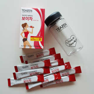 티젠 보이차 + 마이보틀 세트 — 5점을 준 리뷰어가 2018년 6월 올린 사용 사진