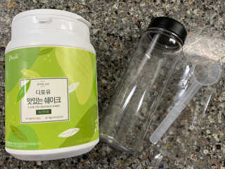 슬림라운지 디포유 맛있는 쉐이크 5가지맛 — 4점을 준 리뷰어가 2020년 2월 올린 사용 사진