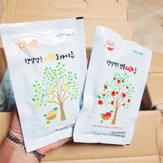 착즙하는 남자 햇살담은 명품 사과즙10포 배도라지즙 10포 — 5점을 준 리뷰어가 2018년 9월 올린 사용 사진