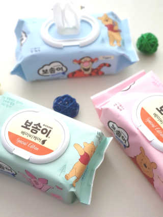 보솜이 아기물티슈 베이비케어 푸에디션 캡 74매 10입 — 5점을 준 리뷰어가 2019년 4월 올린 사용 사진