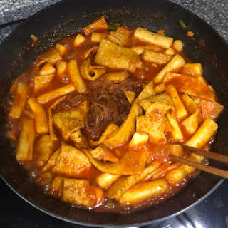 화곡미담 옛날 떡볶이 — 3점을 준 리뷰어가 2020년 3월 올린 사용 사진