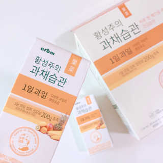 이롬 황성주의 과채습관 1일 야채 과일 주스 랜덤 세트 — 4점을 준 리뷰어가 2018년 7월 올린 사용 사진
