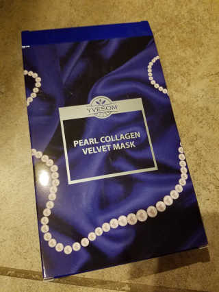 Pearl Collagen Velvet Mask 1 BOX by YVESOM — 5점을 준 리뷰어가 2019년 3월 올린 사용 사진