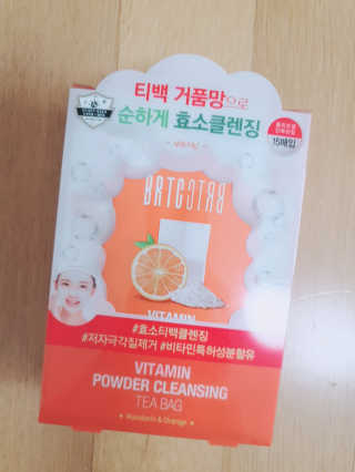 비알티씨 V10 파우더 클렌징 티백 2종 — 5점을 준 리뷰어가 2019년 3월 올린 사용 사진