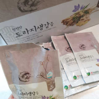 [하이헬스] 환절기에 좋은 참진한 도라지생강즙 30포 — 5점을 준 리뷰어가 2019년 11월 올린 사용 사진