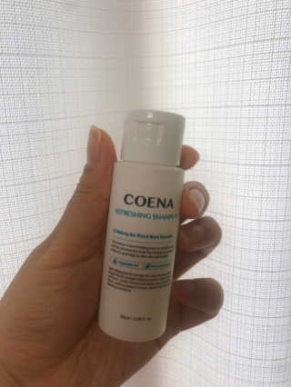 코에나샴푸 자연유래 식물성 코에나 샴푸 50ml — 4점을 준 리뷰어가 2020년 3월 올린 사용 사진