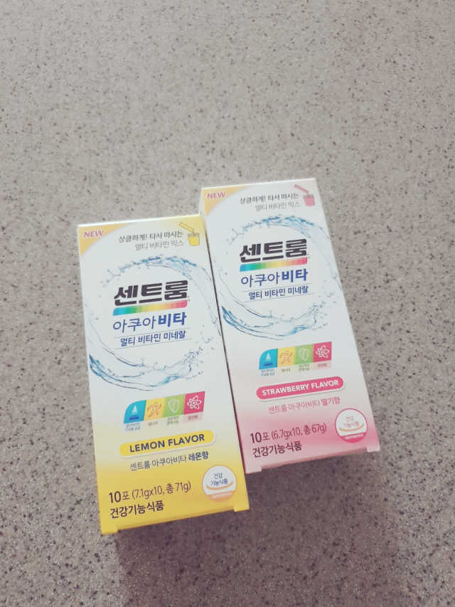 센트룸 아쿠아비타 레몬향, 딸기향 리뷰 사진