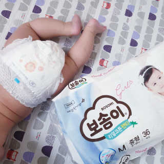 보솜이 리얼코튼 팬티형 — 4점을 준 리뷰어가 2019년 3월 올린 사용 사진