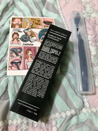the naked object 디블랙팩치약 디블랙칫솔 세트 — 2.5점을 준 리뷰어가 2019년 6월 올린 사용 사진