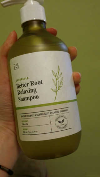 달리프 클로렐라 베러 루트 릴렉싱 샴푸 500ml — 5점을 준 리뷰어가 2018년 12월 올린 사용 사진