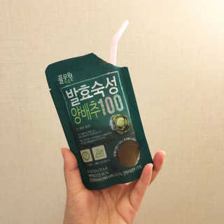 풀무원 발효숙성양배추100 — 5점을 준 리뷰어가 2017년 12월 올린 사용 사진