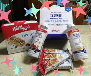 켈로그 프로틴바 멀티팩+프로틴 그래놀라 쉐이크 2종 — 5점을 준 리뷰어가 2020년 1월 올린 사용 사진