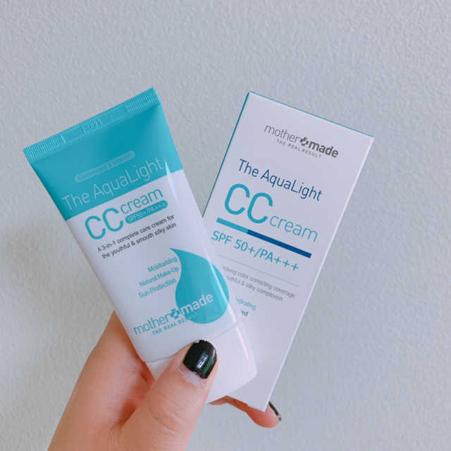 마더메이드 더 아쿠아라이트 CC크림 SPF50+ PA+++ 리뷰 사진