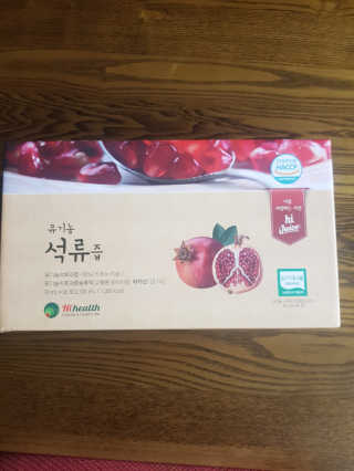 [하이헬스] 정말 진하고 맛있는 유기농 석류즙 30포 — 5점을 준 리뷰어가 2019년 11월 올린 사용 사진